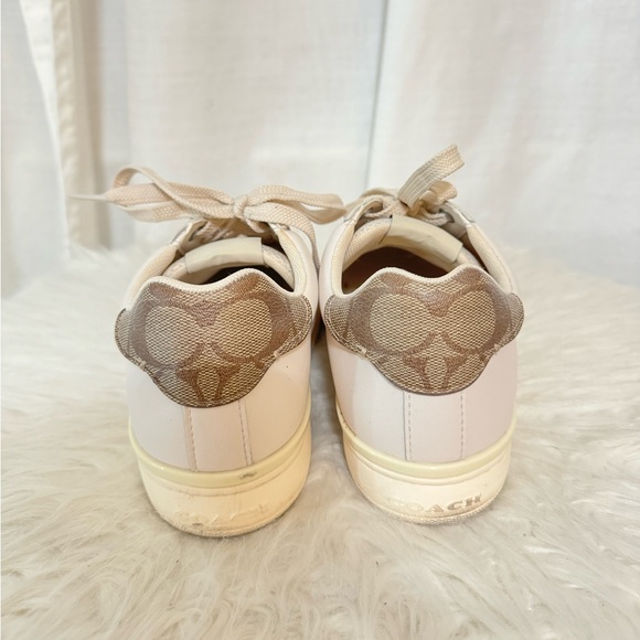 Coach Sneakers, Size 7.5, Nude/ Beige Color - Picture 2 of 3